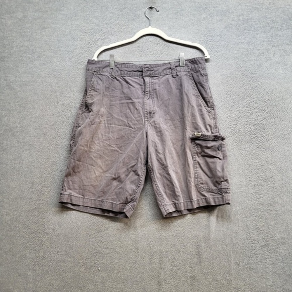 VANS Men Shorts 34 Gray Cargo‎ Y2K Baggy Skate Grunge